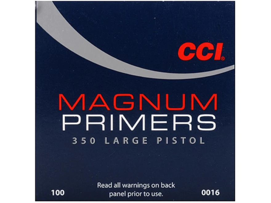 CCI No. 350 Large Pistol Magnum (LPM) Primers